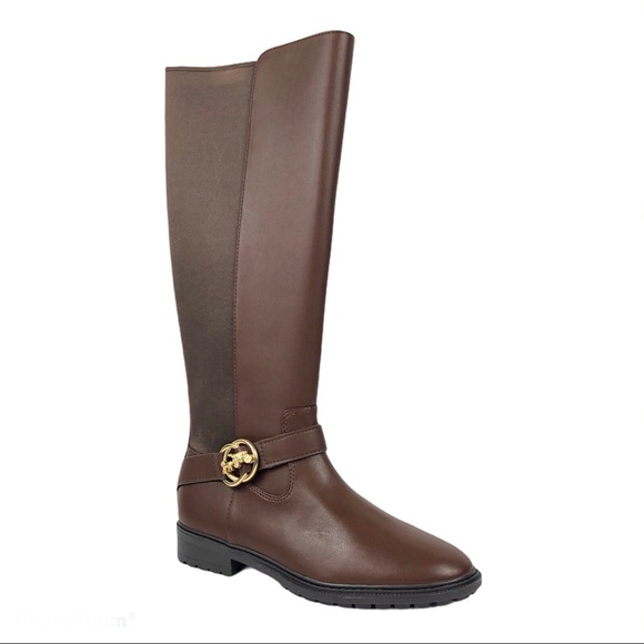 Coach women’s Farrah logo buckle tall riding boots - Picture 1 of 10
